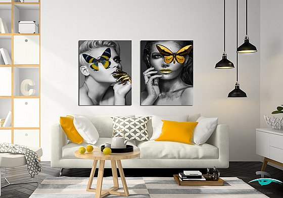 ��� ������ Butterfly in gold