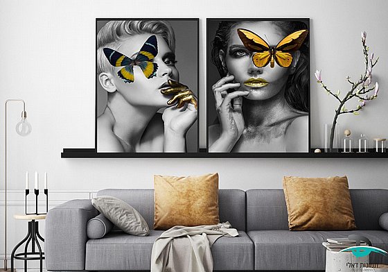 ��� ������ Butterfly in gold