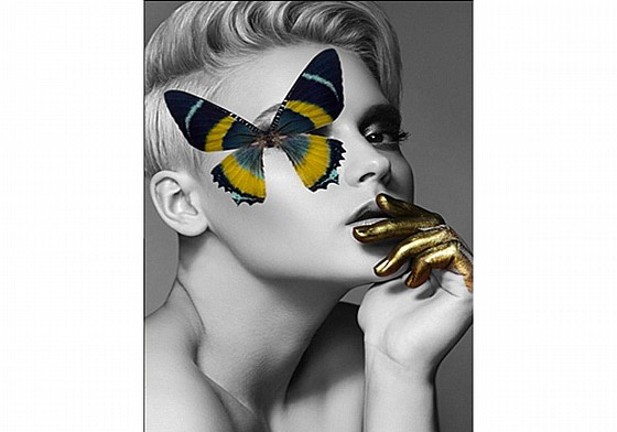 ��� ������ Butterfly in gold