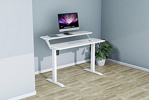 שולחן מתכוונן חשמלי דו קומתי בהתאמה אישית דגם HANTER מבית TWINS DESIGN שולחן מתכוונן חשמלי דו קומתי בהתאמה אישית דגם HANTER מבית TWINS DESIGN