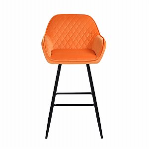 זוג כיסאות בר מעוצבים בד קטיפה דגם לונה מבית TWINS DESIGN זוג כיסאות בר מעוצבים בד קטיפה דגם לונה מבית TWINS DESIGN