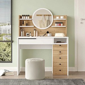 שידת איפור במגוון צבעים לבחירה דגם לין מבית twins design שידת איפור במגוון צבעים לבחירה דגם לין מבית twins design