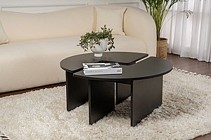 שולחן סלון מעוצב דגם קרים מבית Twins Design שולחן סלון מעוצב דגם קרים מבית Twins Design