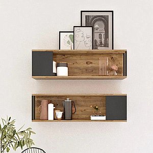 זוג מדפי קיר דגם פאפוס מבית Twins Design זוג מדפי קיר דגם פאפוס מבית Twins Design