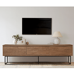 מזנון עומד ברוחב 180 ס"מ בצבע עץ ככה עם רגלי מתכת דגם פניקס מבית Twins Design מזנון עומד ברוחב 180 ס"מ בצבע עץ ככה עם רגלי מתכת דגם פניקס מבית Twins Design