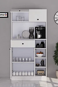 ארון שירות לחדר בצבע לבן דגם סיירן מבית Twins Design ארון שירות לחדר בצבע לבן דגם סיירן מבית Twins Design