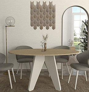 שולחן פינת אוכל ברוחב 150 דגם VALORIA מבית מבית Twins Design שולחן פינת אוכל ברוחב 150 דגם VALORIA מבית מבית Twins Design