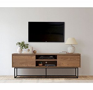 מזנון טלוויזיה מודרני מבית Twins Design - דגם אגוז שחור מזנון טלוויזיה מודרני מבית Twins Design - דגם אגוז שחור