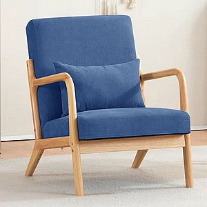 כורסא מעוצבת דגם נויה בצבע כחול שמיים מבית TWINS DESIGN כורסא מעוצבת דגם נויה בצבע כחול שמיים מבית TWINS DESIGN