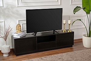 מזנון טלווזיה ברוחב 160 ס"מ בצבע שחור דגם אריקה מבית Twins Design מזנון טלווזיה ברוחב 160 ס"מ בצבע שחור דגם אריקה מבית Twins Design