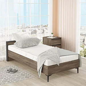 מיטה מעץ דגם נפטון אפור מבית Twins Design מיטה מעץ דגם נפטון אפור מבית Twins Design