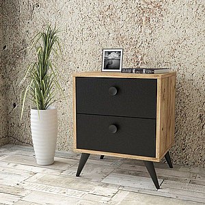 שידה קומודה 2 מגירות דגם שלומי מבית Twins Design שידה קומודה 2 מגירות דגם שלומי מבית Twins Design