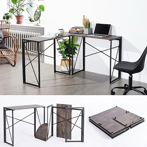 שולחן עבודה פינתי מתקפל שולחן עבודה פינתי מתקפל